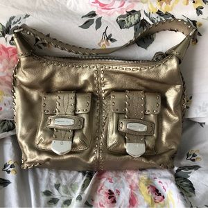 Michale Kors Gold Purse